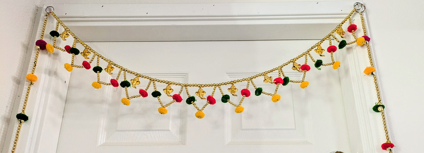 Diwali Traditional Toran for Entrance Door/ Peacock toran