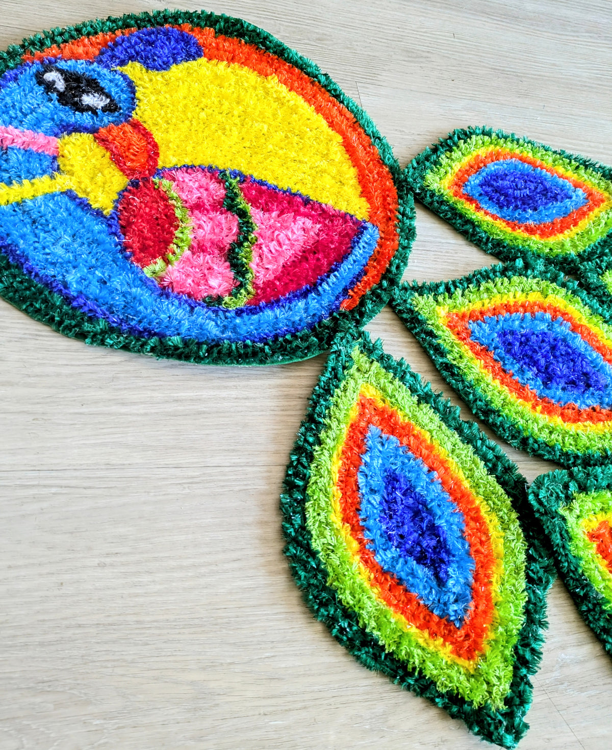 Reusable Rangoli Mat Set