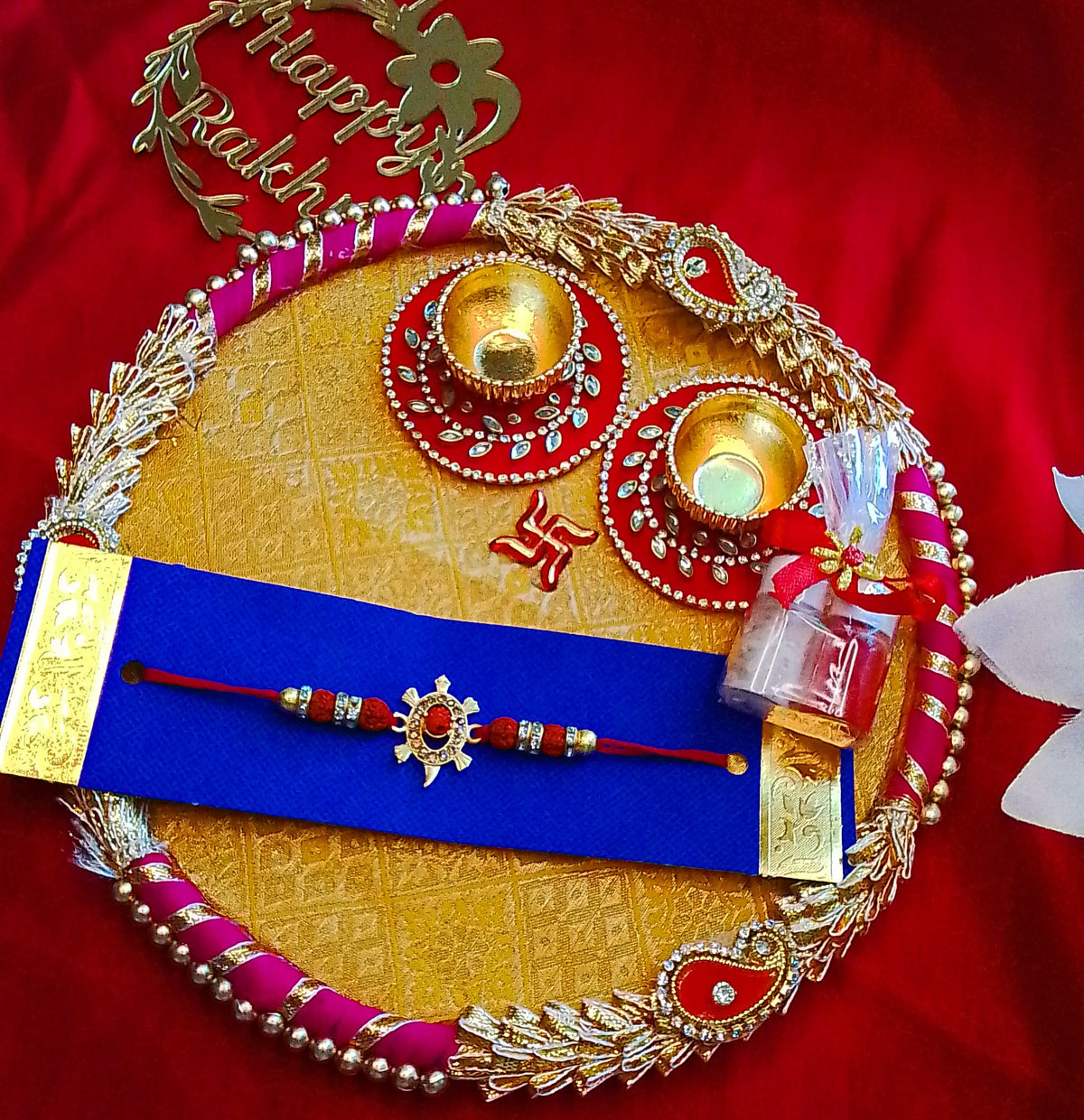 Shrinathji/Ganesha/Katchua Rudraksh Rakhi