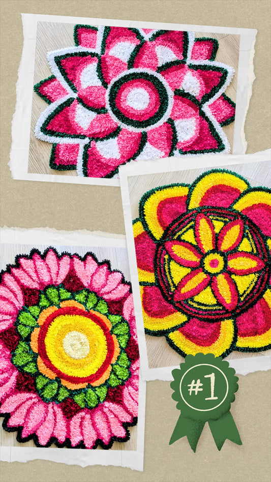Reusable Rangoli Mat