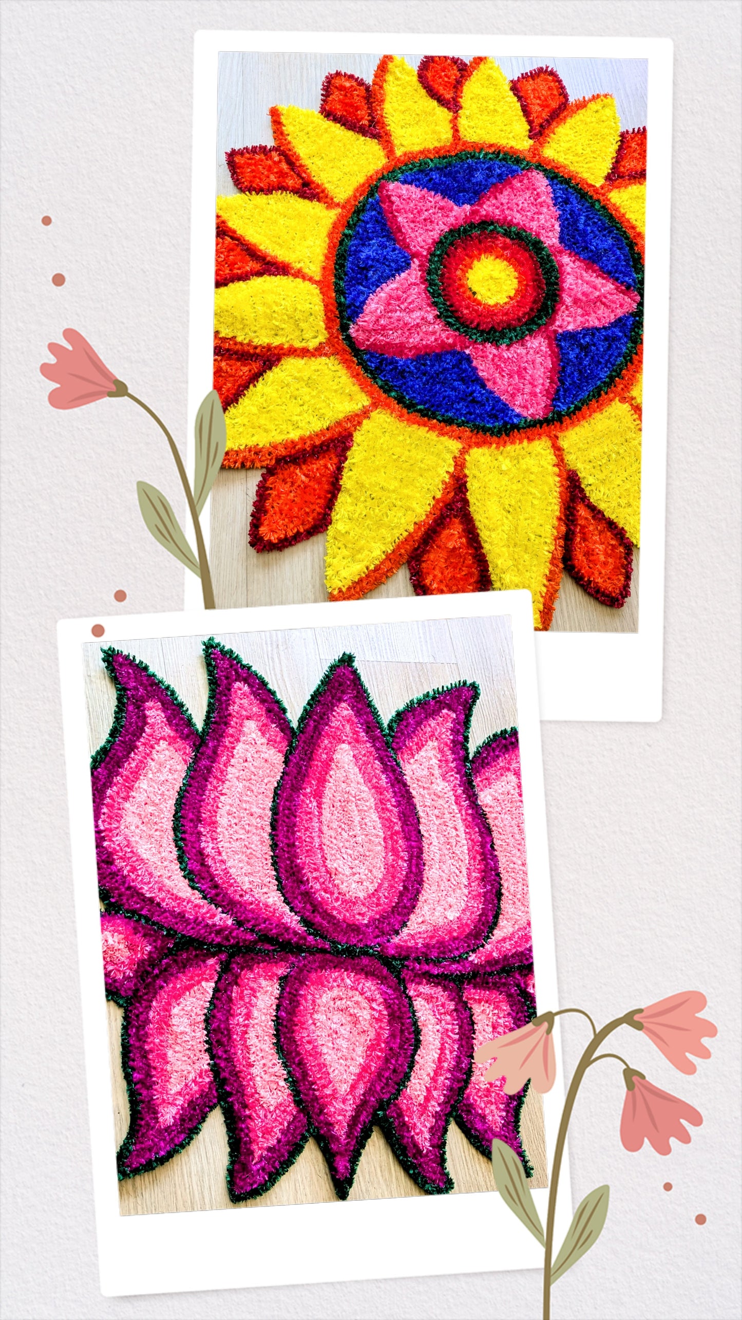 Reusable Rangoli Mat