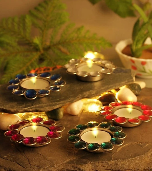 Crystal T light Holders