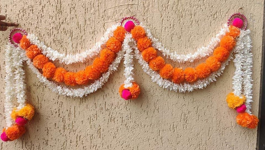 Marigold Gajra Toran/Diwali Entrance Door Toran