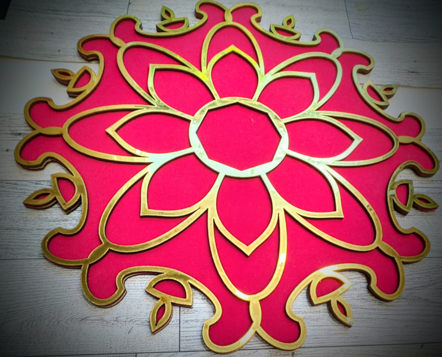 Velvet MDF Rangoli Mat