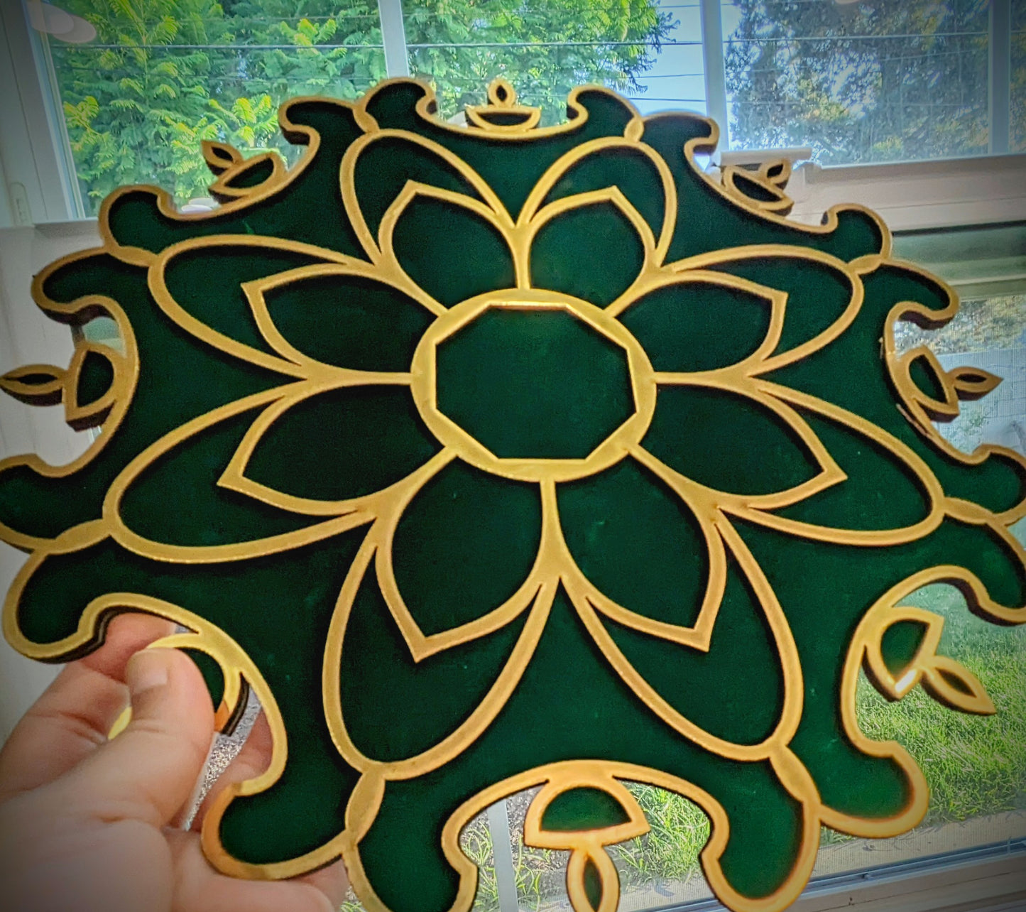 Velvet MDF Rangoli Mat