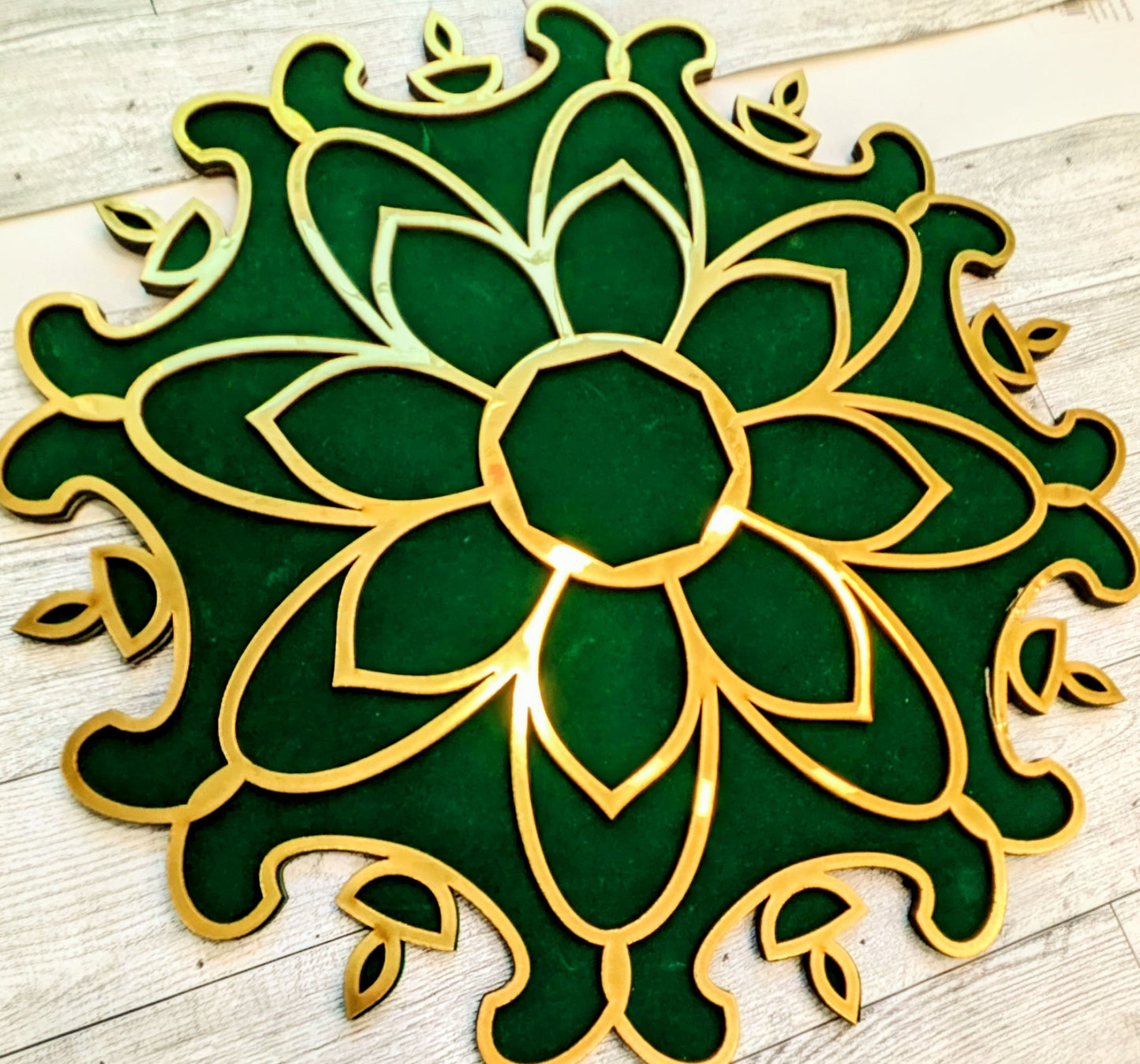 Velvet MDF Rangoli Mat
