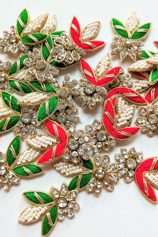 Leaf shaped diamond Cutout (Pack of 5)