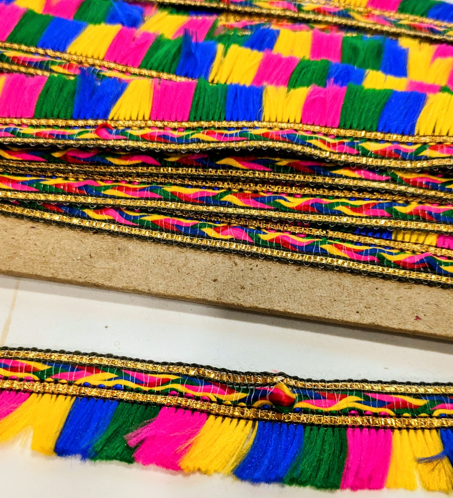 Half inch Rainbow Lace Trim