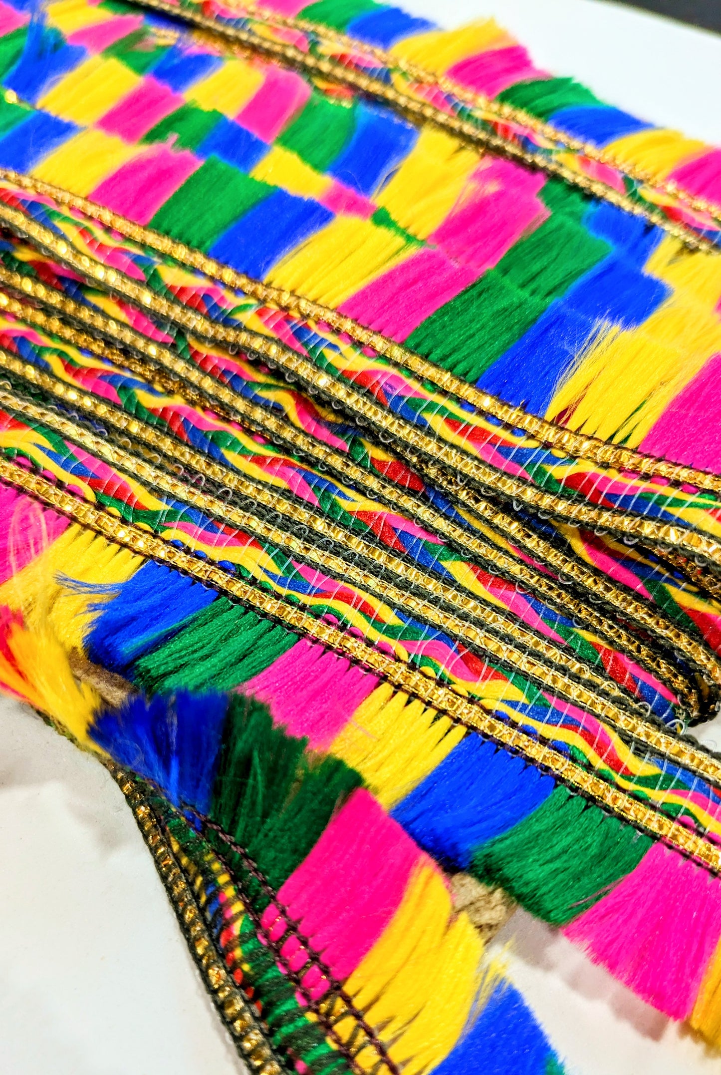 Half inch Rainbow Lace Trim