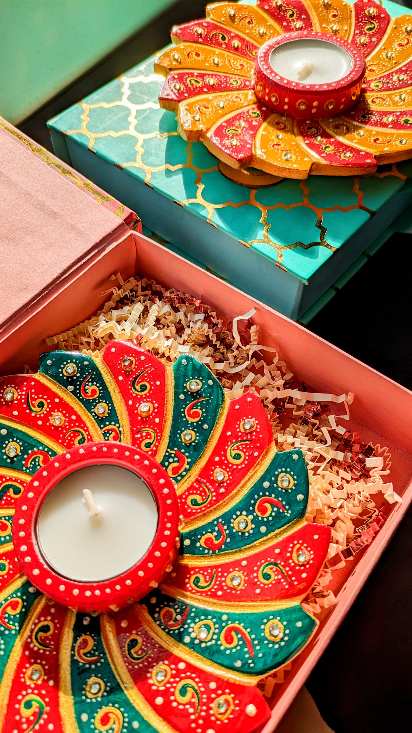 Marble Tlight Diwali Hamper