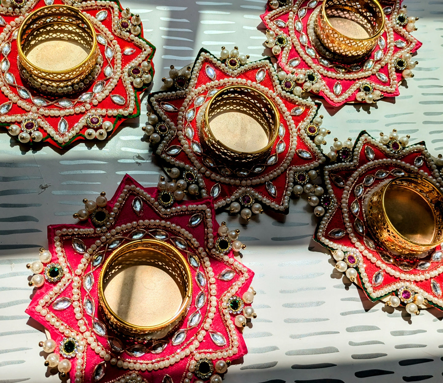 Stone Crystal Patch Diya
