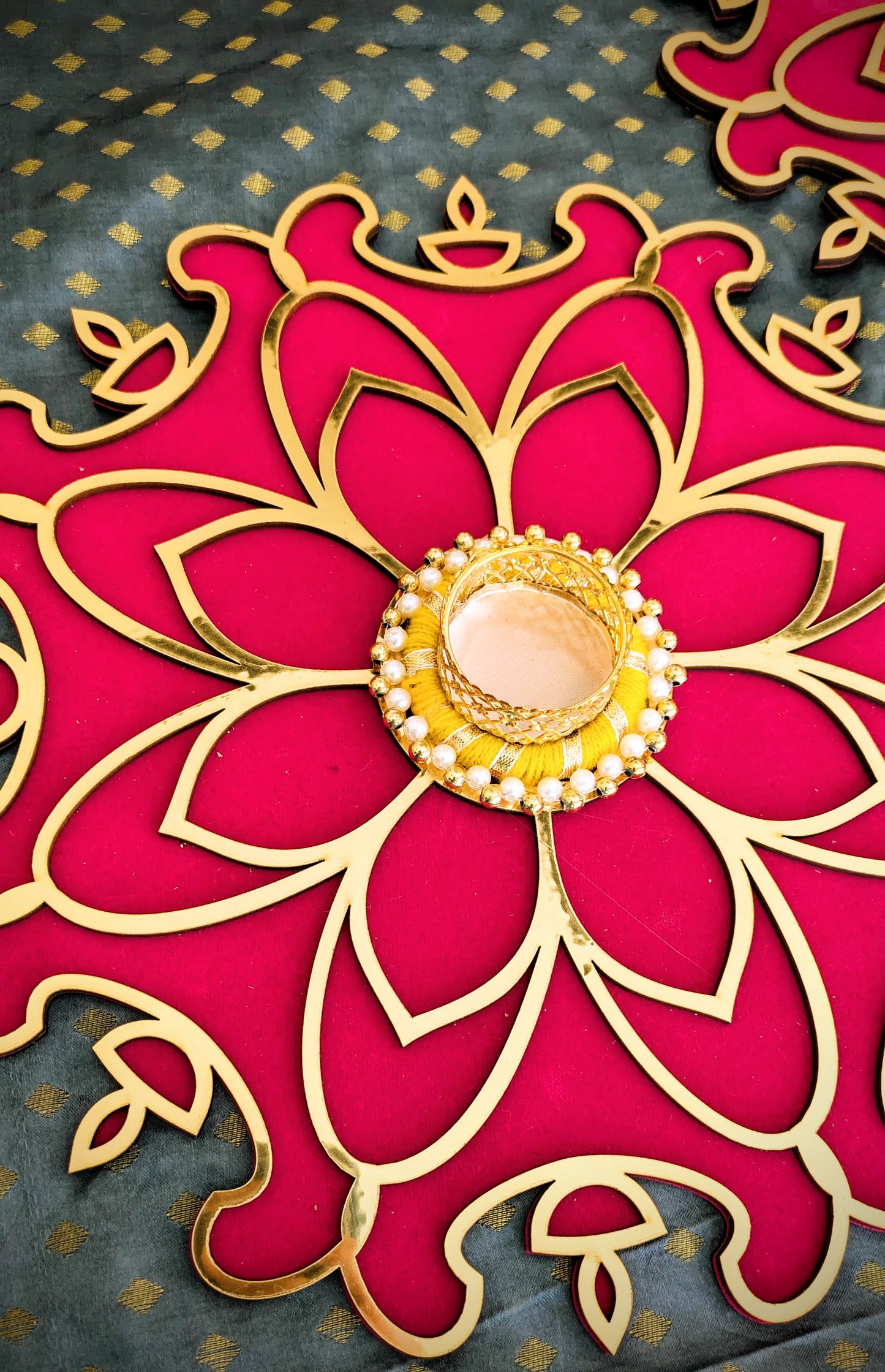 Velvet MDF Rangoli Mat