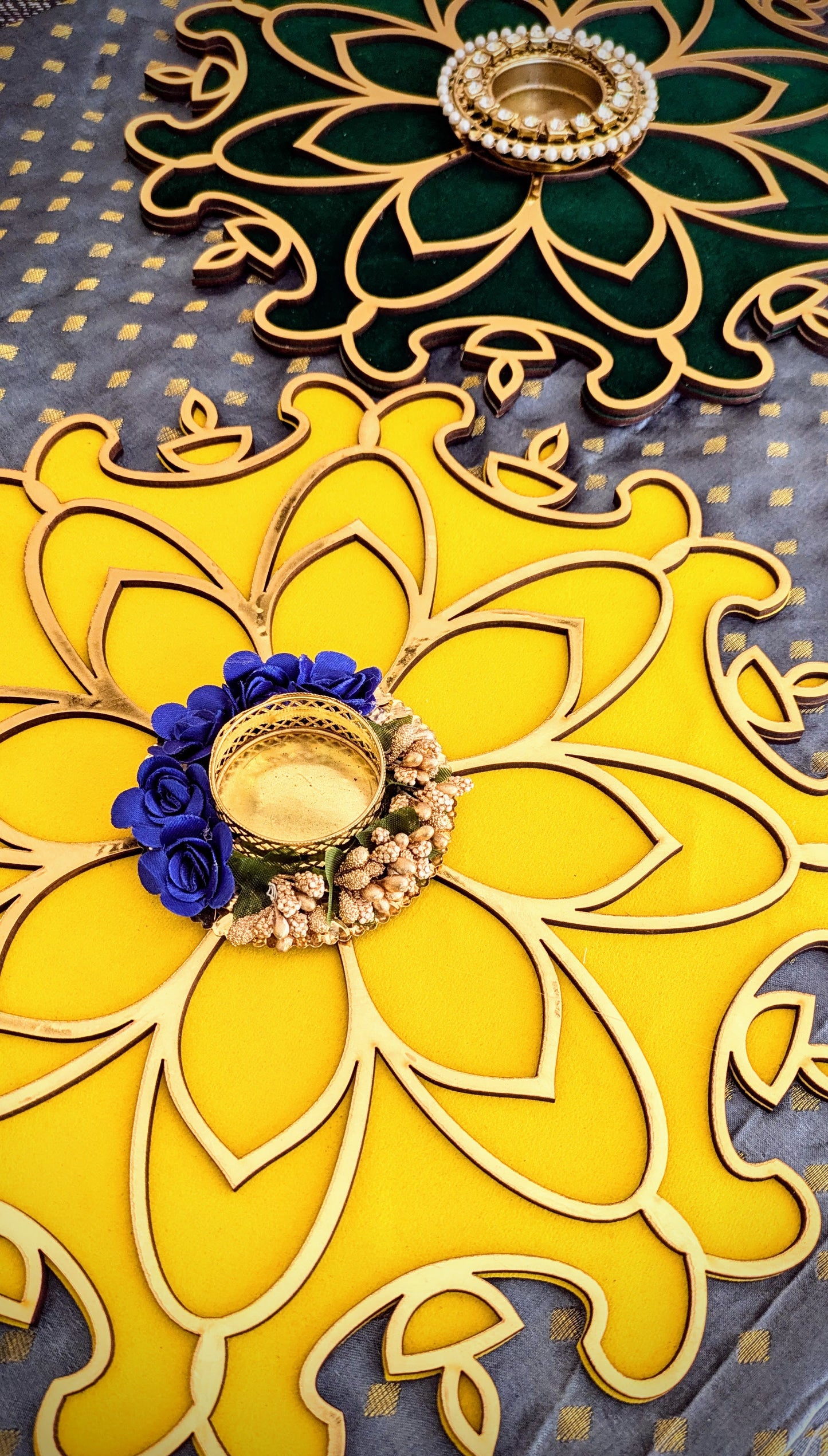 Velvet MDF Rangoli Mat