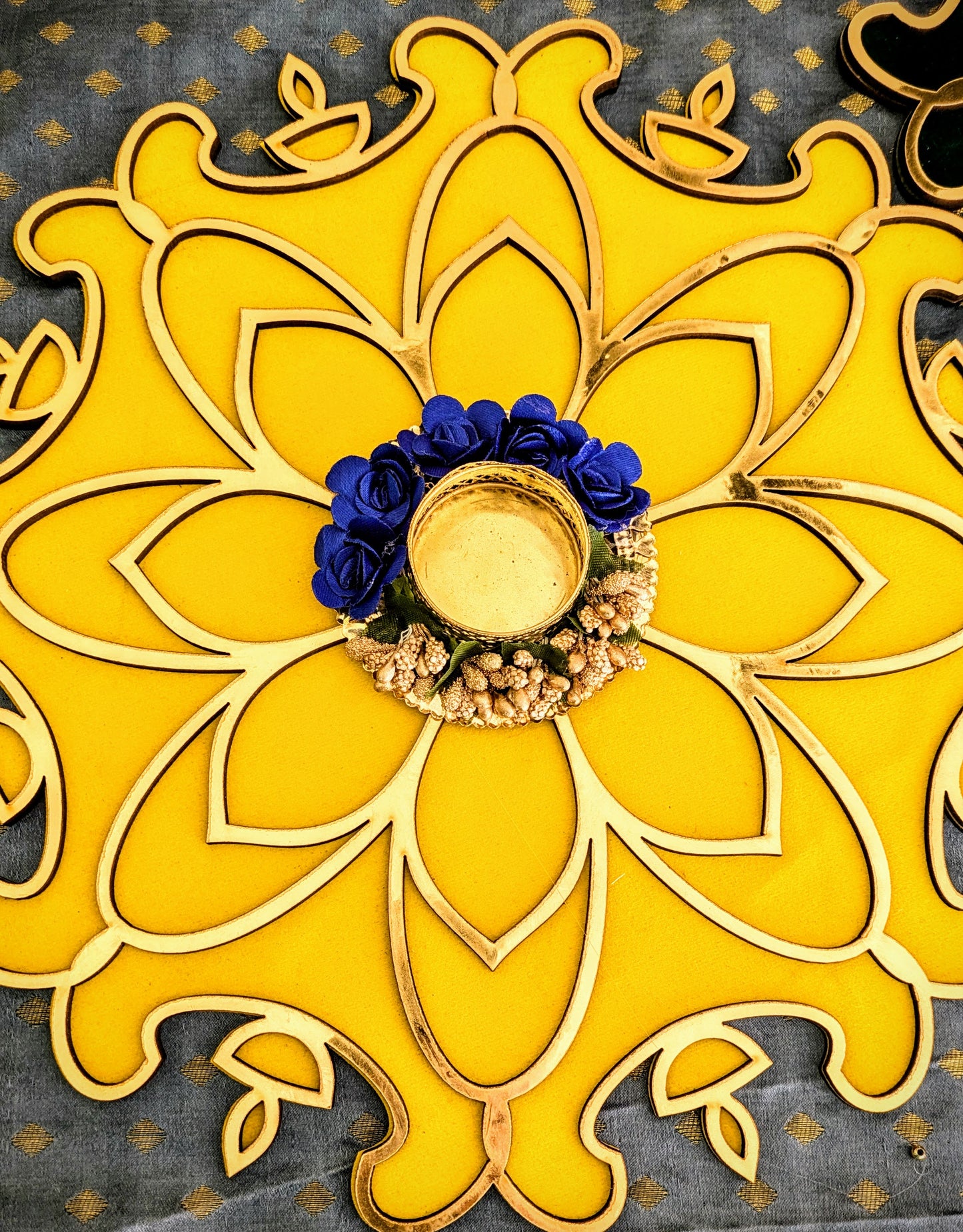 Velvet MDF Rangoli Mat