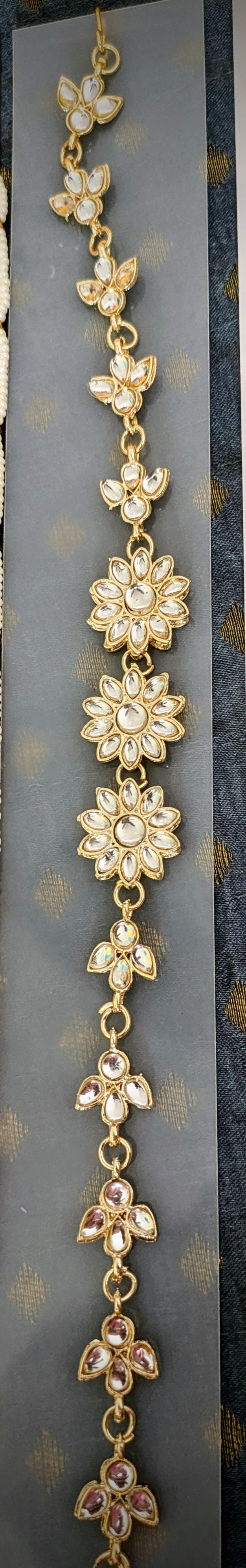 Kundan Mathapatti/Sheeshphhol/ Indian Bollywood Style Rajputi Kundan Matha Patti
