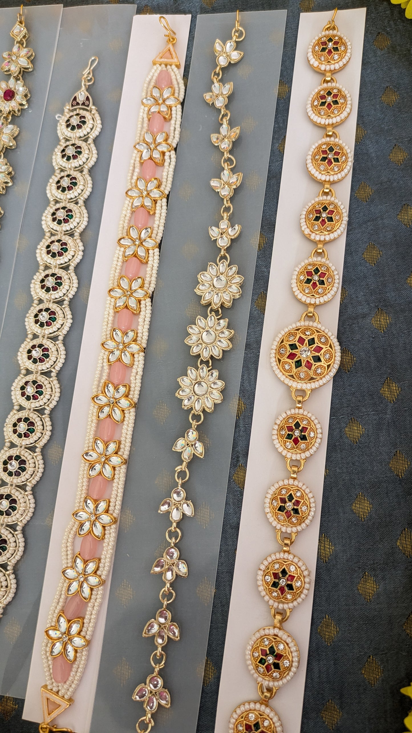 Kundan Mathapatti/Sheeshphhol/ Indian Bollywood Style Rajputi Kundan Matha Patti