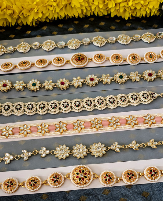 Kundan Mathapatti/Sheeshphhol/ Indian Bollywood Style Rajputi Kundan Matha Patti