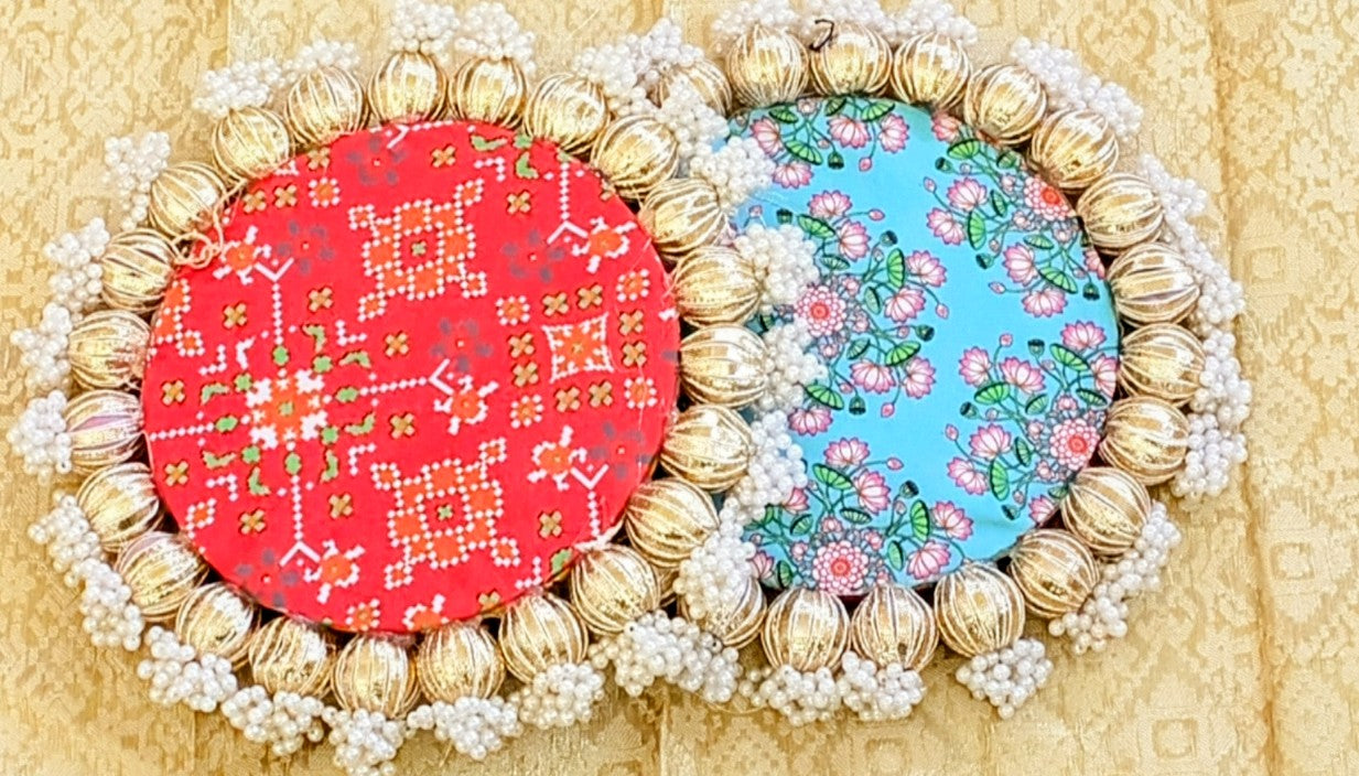Patola/Pichwai/Lotus Reversible Platters