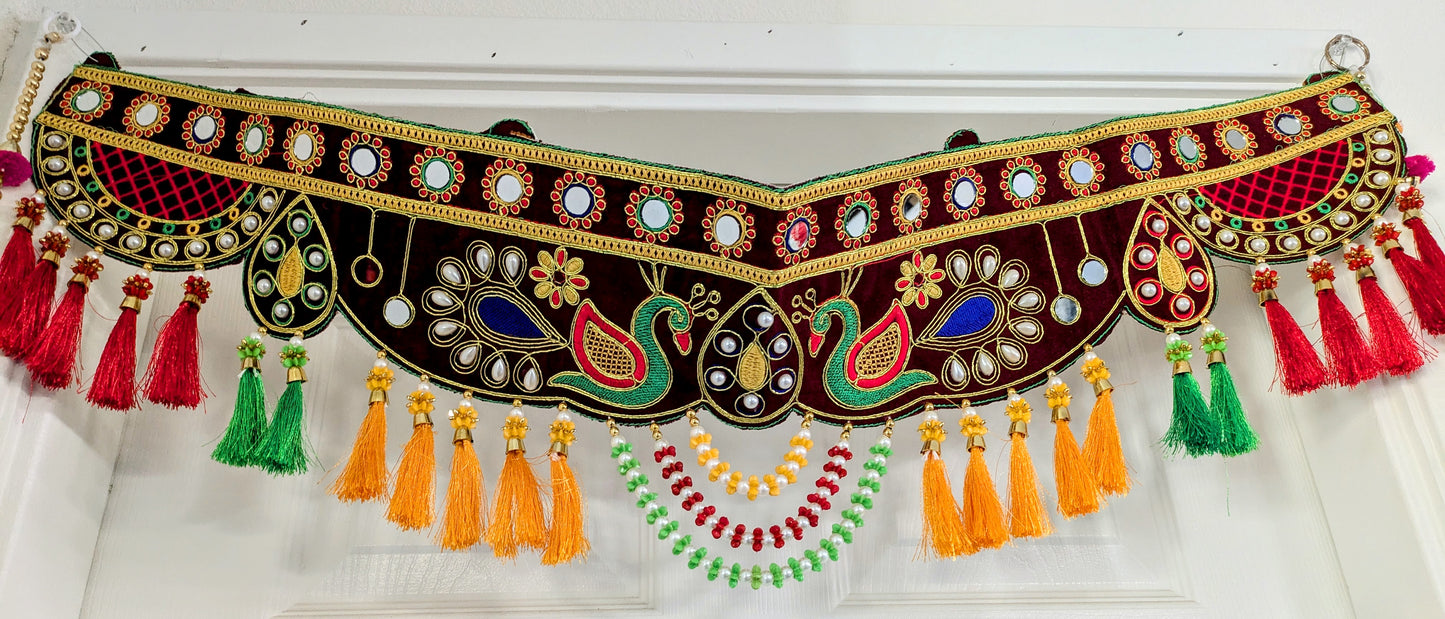 Diwali Traditional Toran for Entrance Door/ Peacock toran