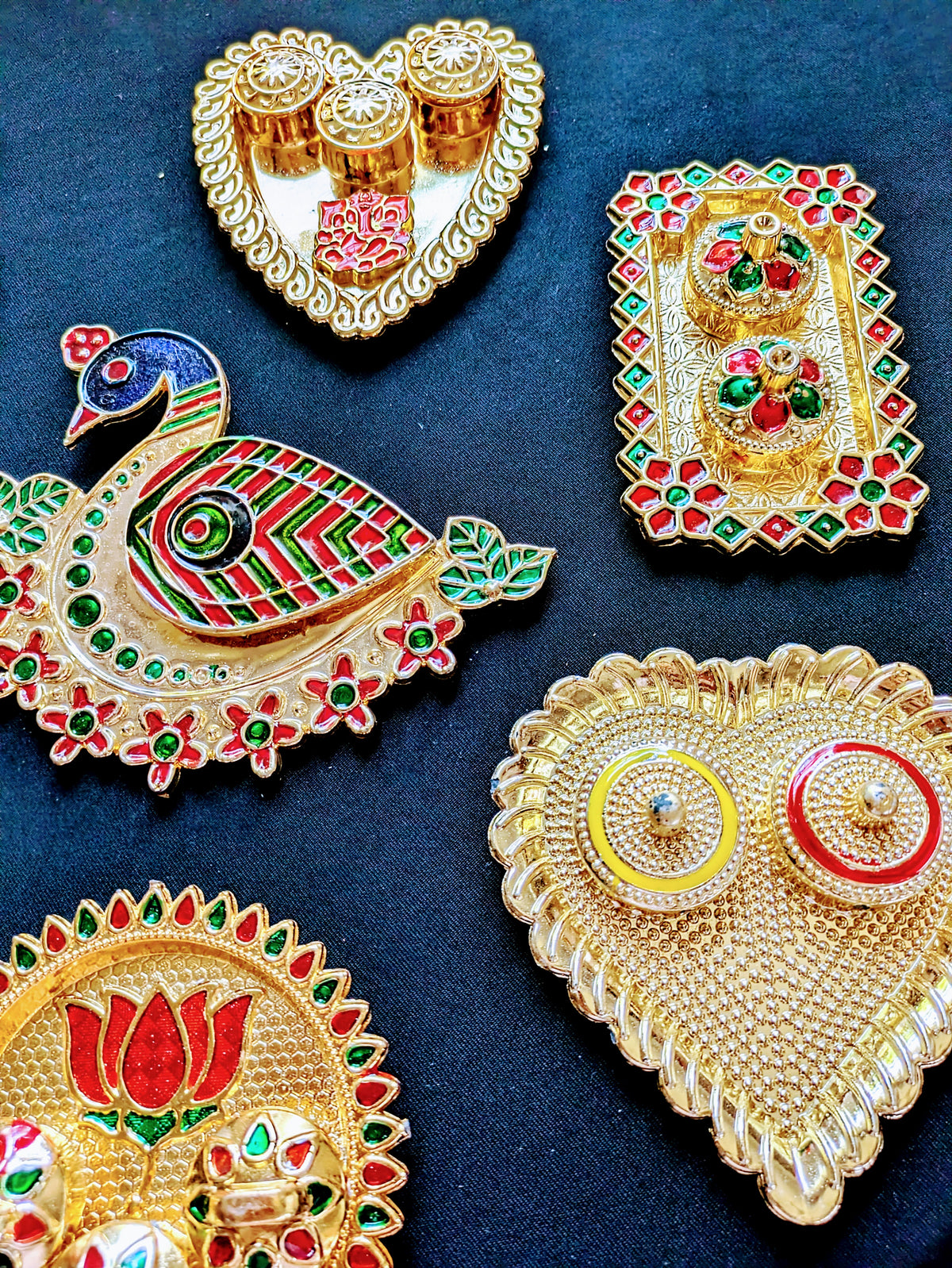 Roli Chawal Kumkum Platter/Puja thali