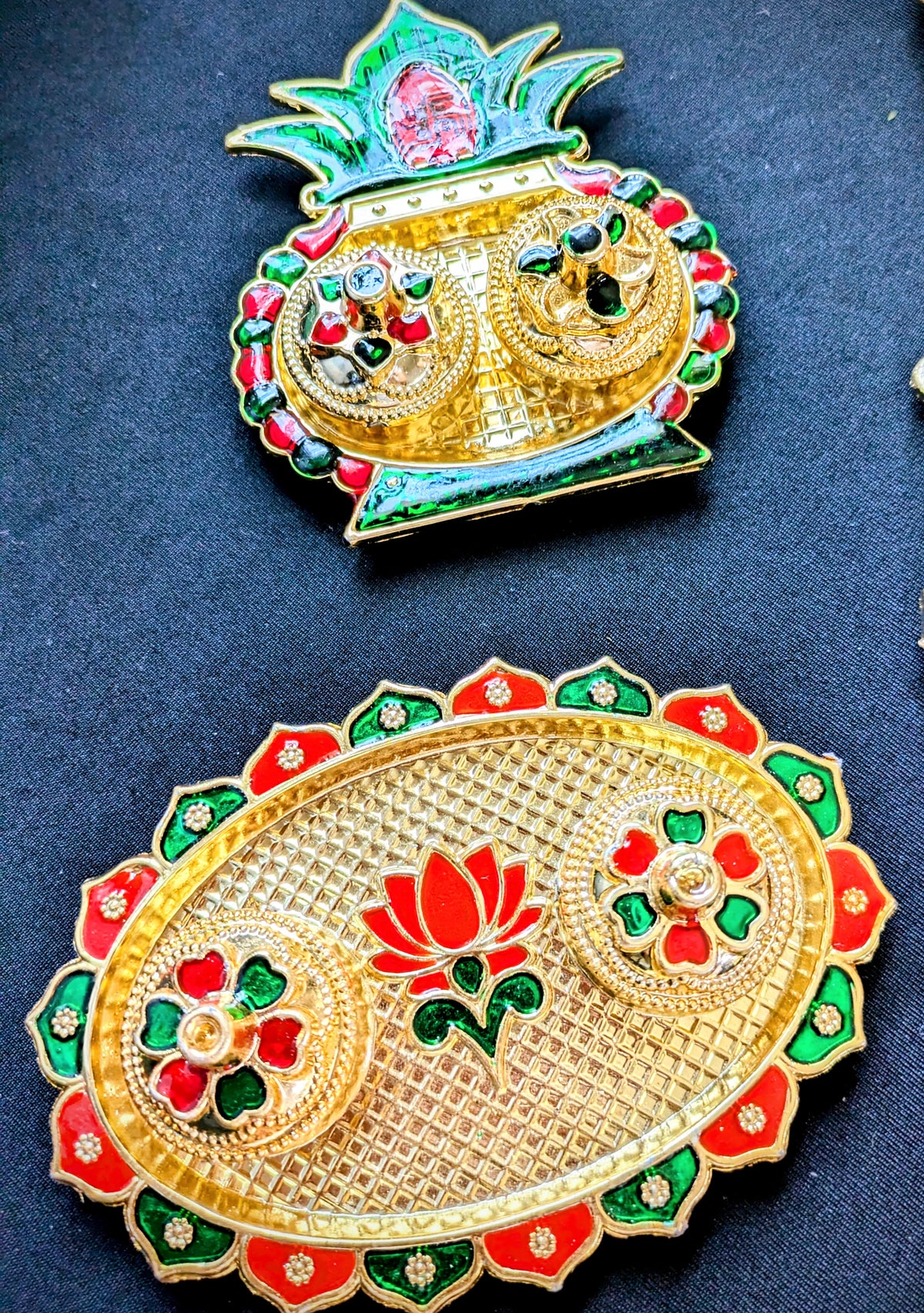 Roli Chawal Kumkum Platter/Puja thali
