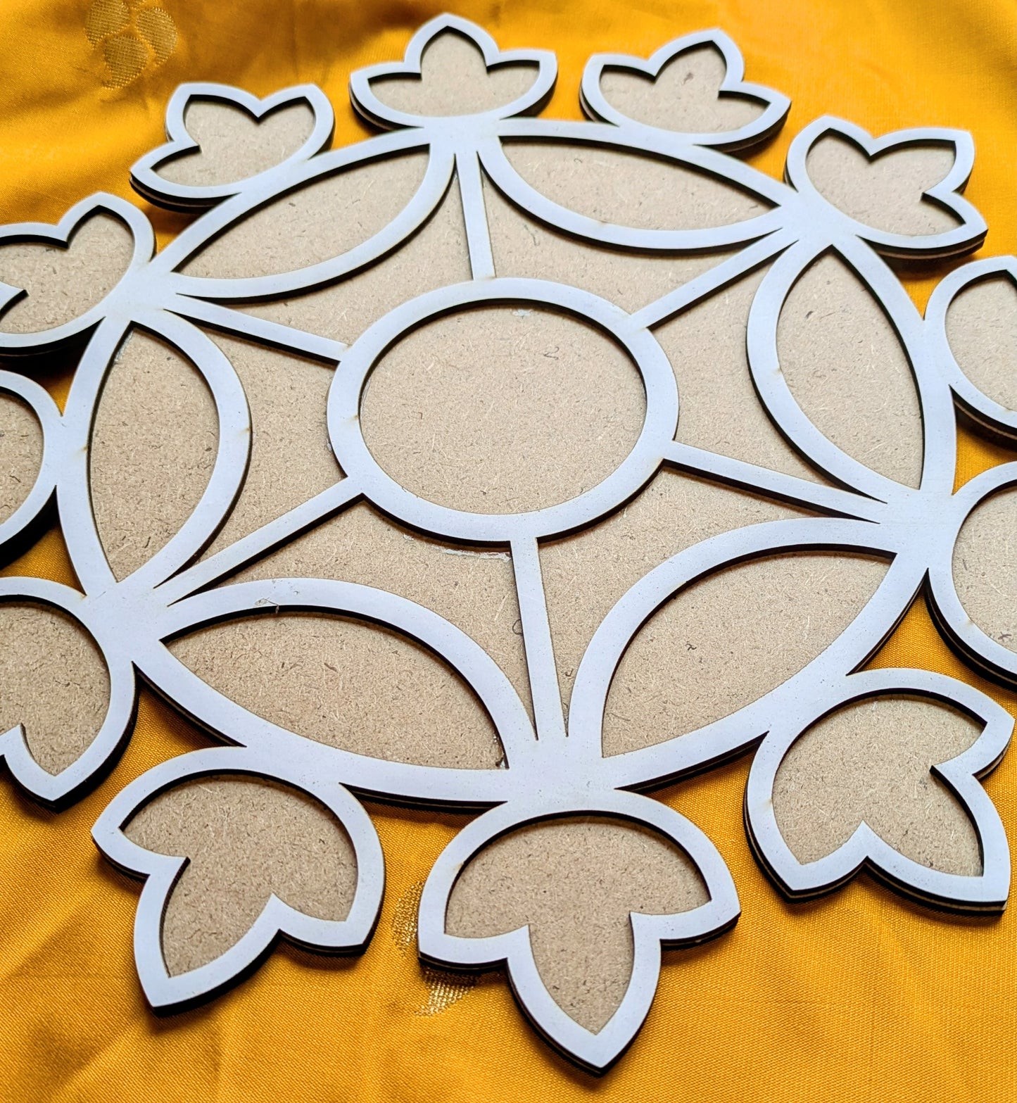Reusable MDF Rangoli Mat