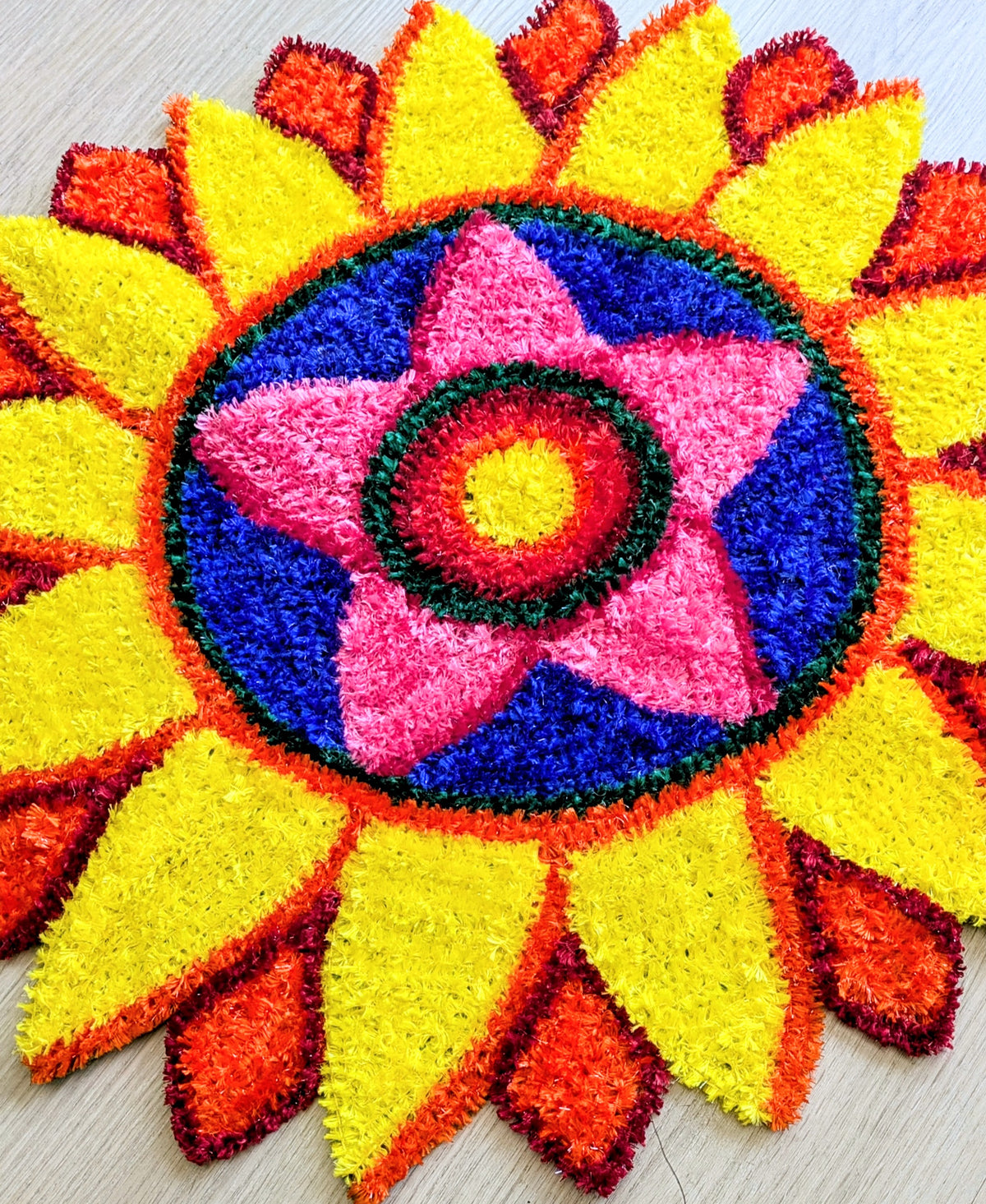 Reusable Rangoli Mat