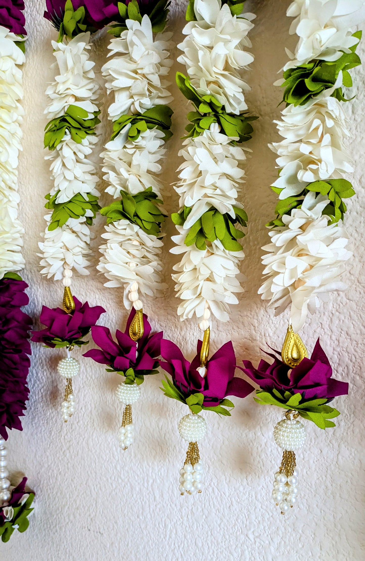 Fabric flower latkan ( Pair )