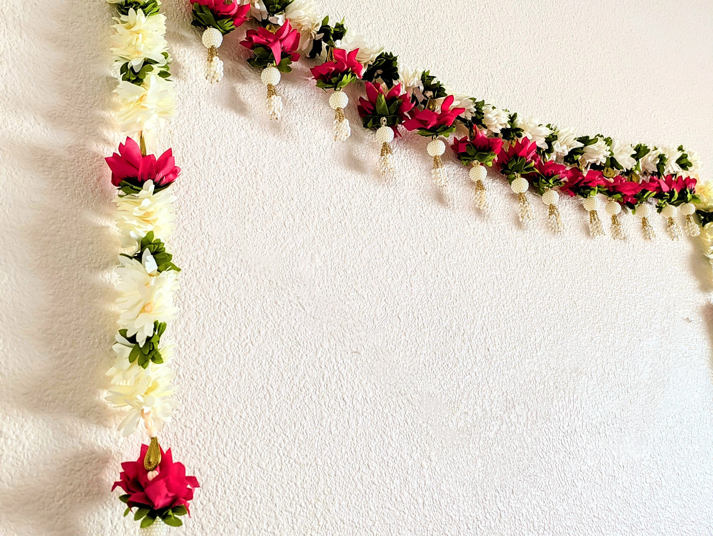 Fabric Toran with side hanging/Diwali Entrance Door Toran