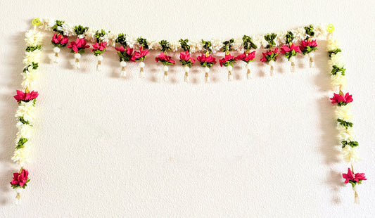 Fabric Toran with side hanging/Diwali Entrance Door Toran