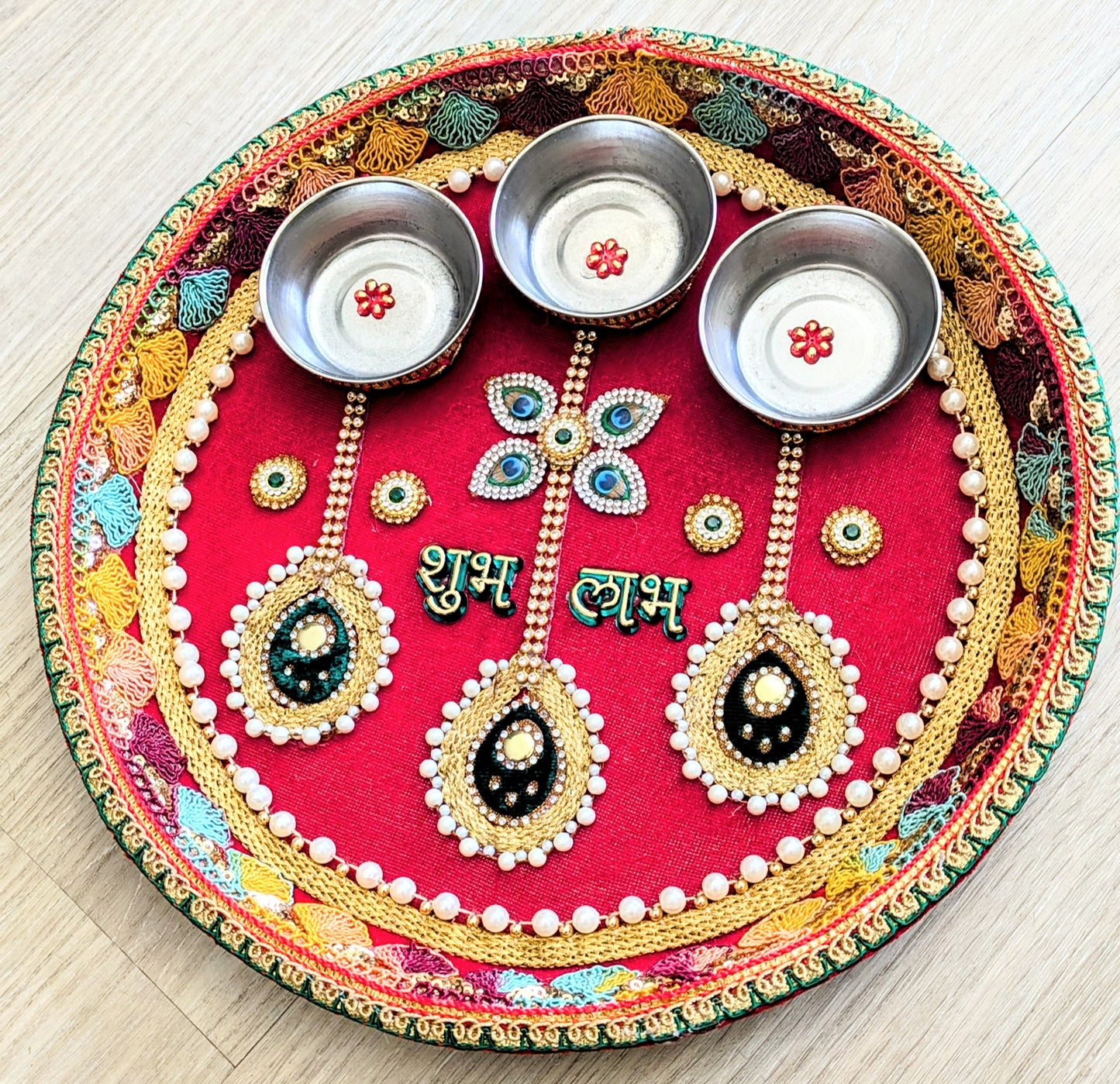 Puja Thali/Rakhi Puja Thali/Teej Puja Thali/Diwali Puja Thali/Ganesha Puja Thali