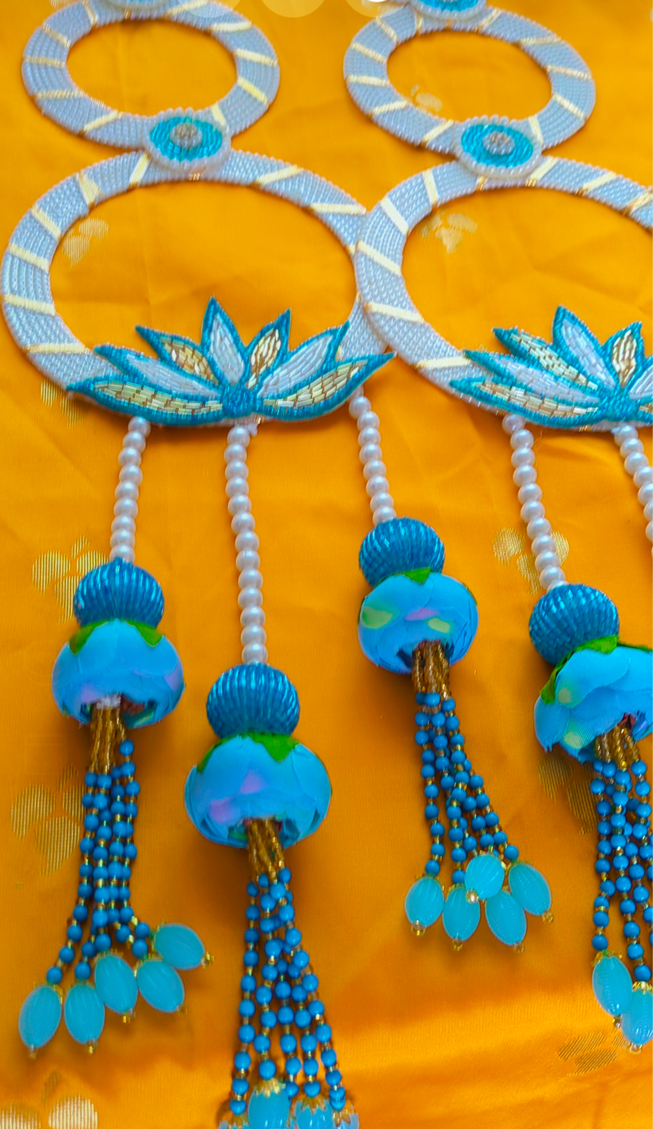 Shubh Labh Lotus Hanging(Pair)