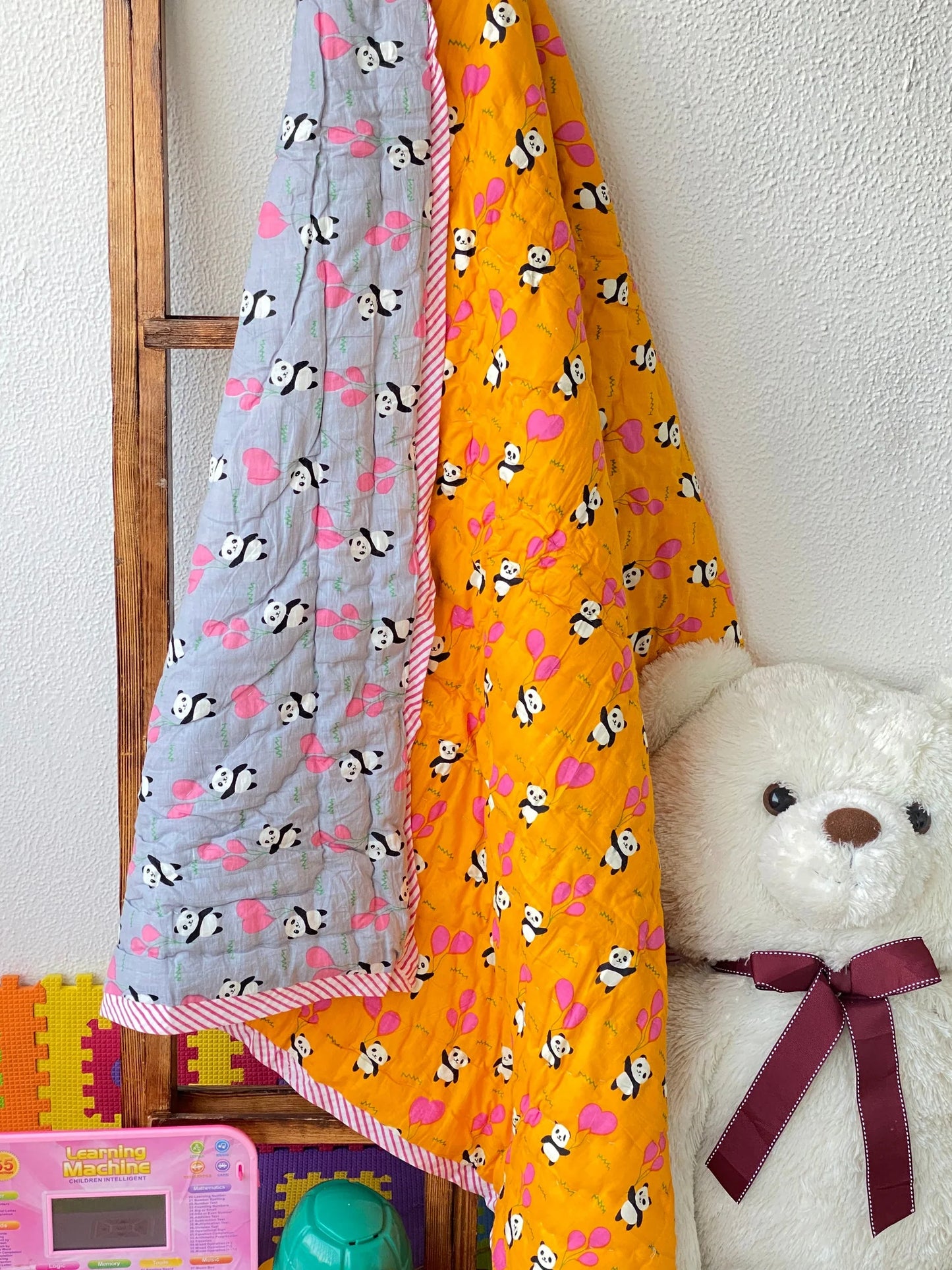 Panda Baby/Toddler Quilt- 60*40 inches